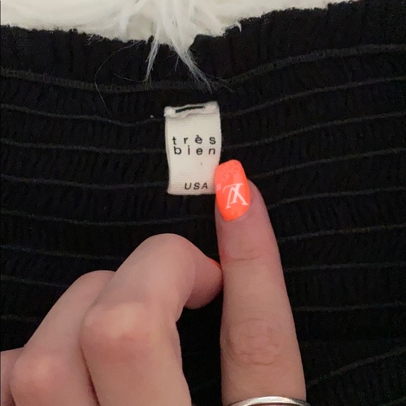 Basic black tube top - Picture 3 of 3